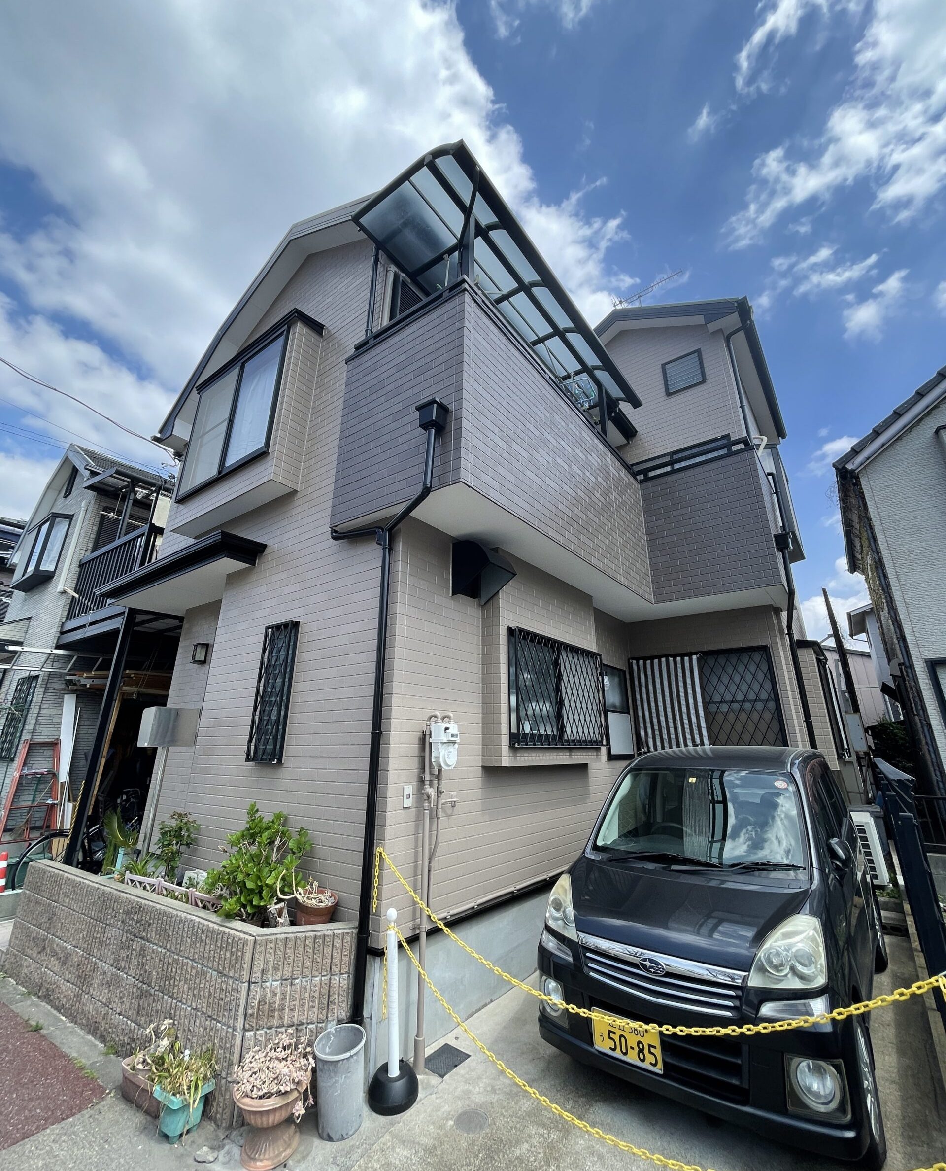 東京都足立区（外壁塗装/屋根塗装/ブラウン/ベージュ/ツートーン）After画像
