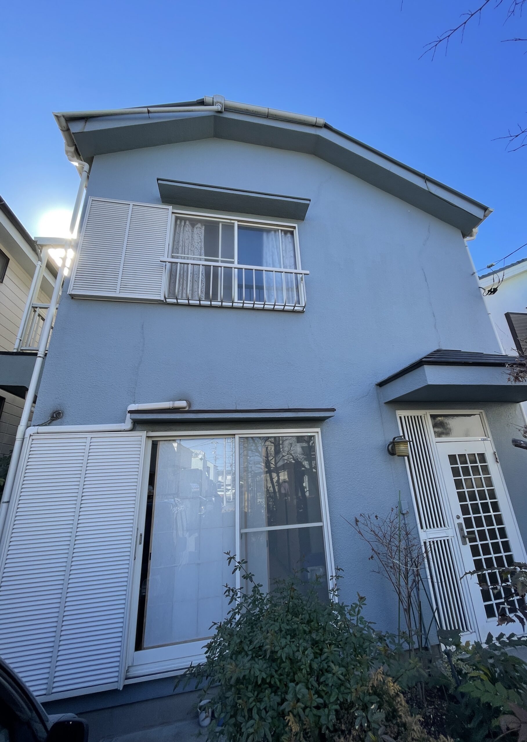 東京都足立区（外壁塗装/屋根塗装/ブラウン）Before画像