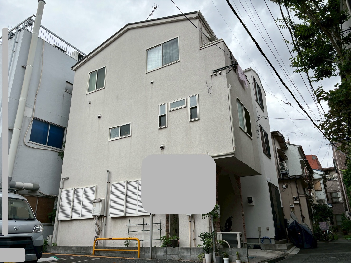 東京都荒川区(外壁塗装/屋根塗装/ブラウン)Before画像