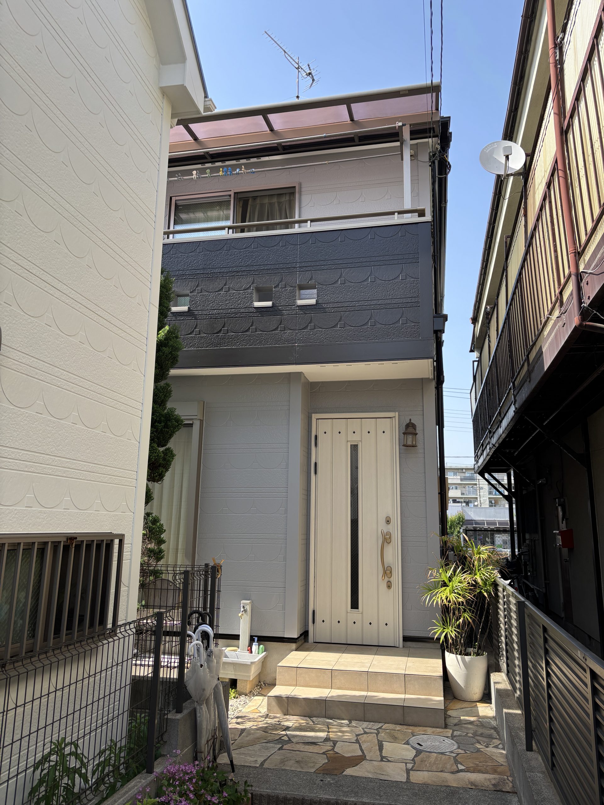 東京都足立区(外壁塗装/屋根塗装/ブラウン/グレー)After画像