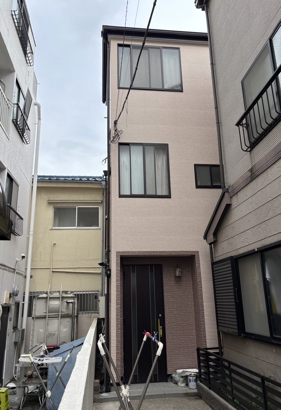 東京都荒川区（外壁塗装/屋根塗装/アイボリー/ブラウン）After画像