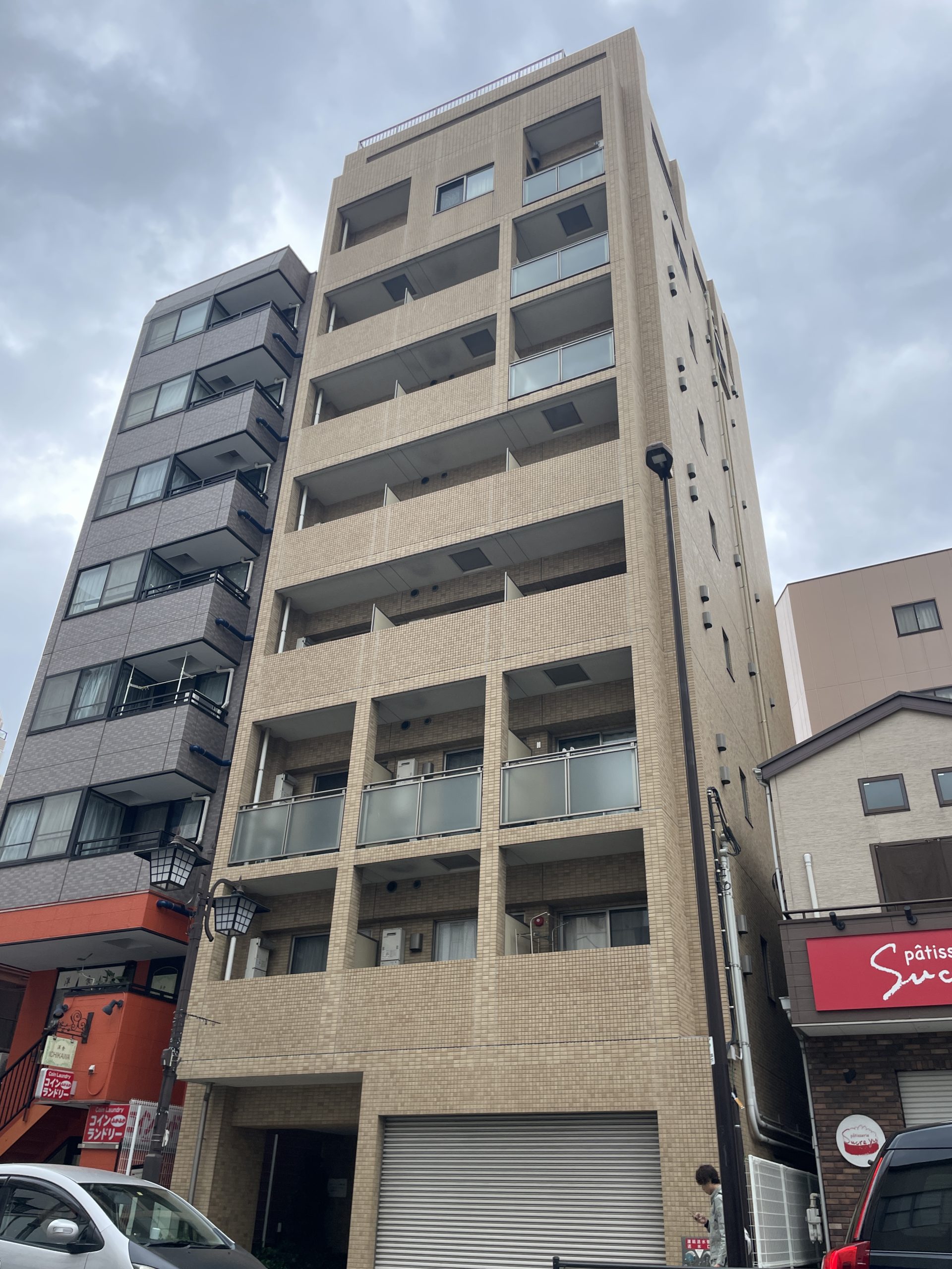 東京都荒川区マンション（大規模修繕工事/外壁塗装/防水工事/ブラウン）After画像