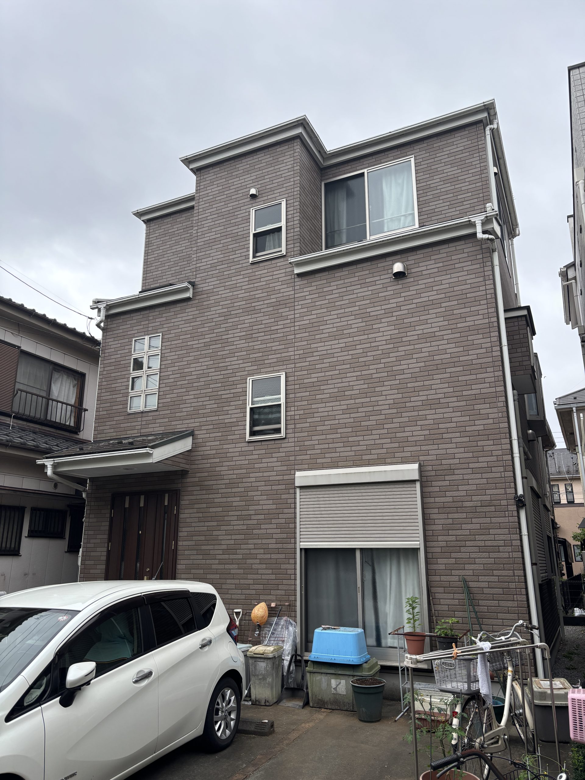 東京都足立区(外壁塗装/屋根塗装/ベージュ)Before画像
