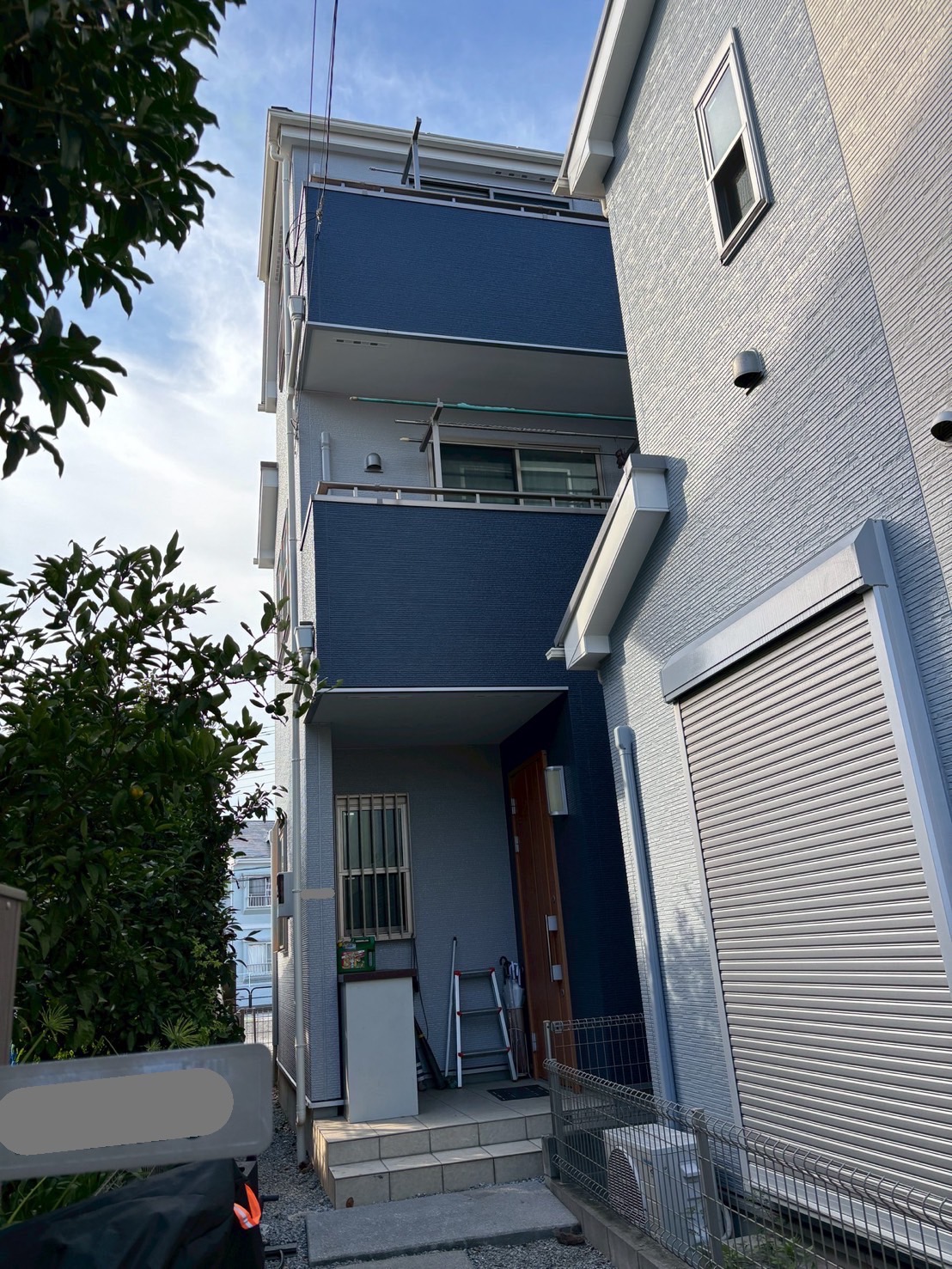東京都足立区(外壁塗装/屋根塗装/ネイビー/ライトグレー)After画像