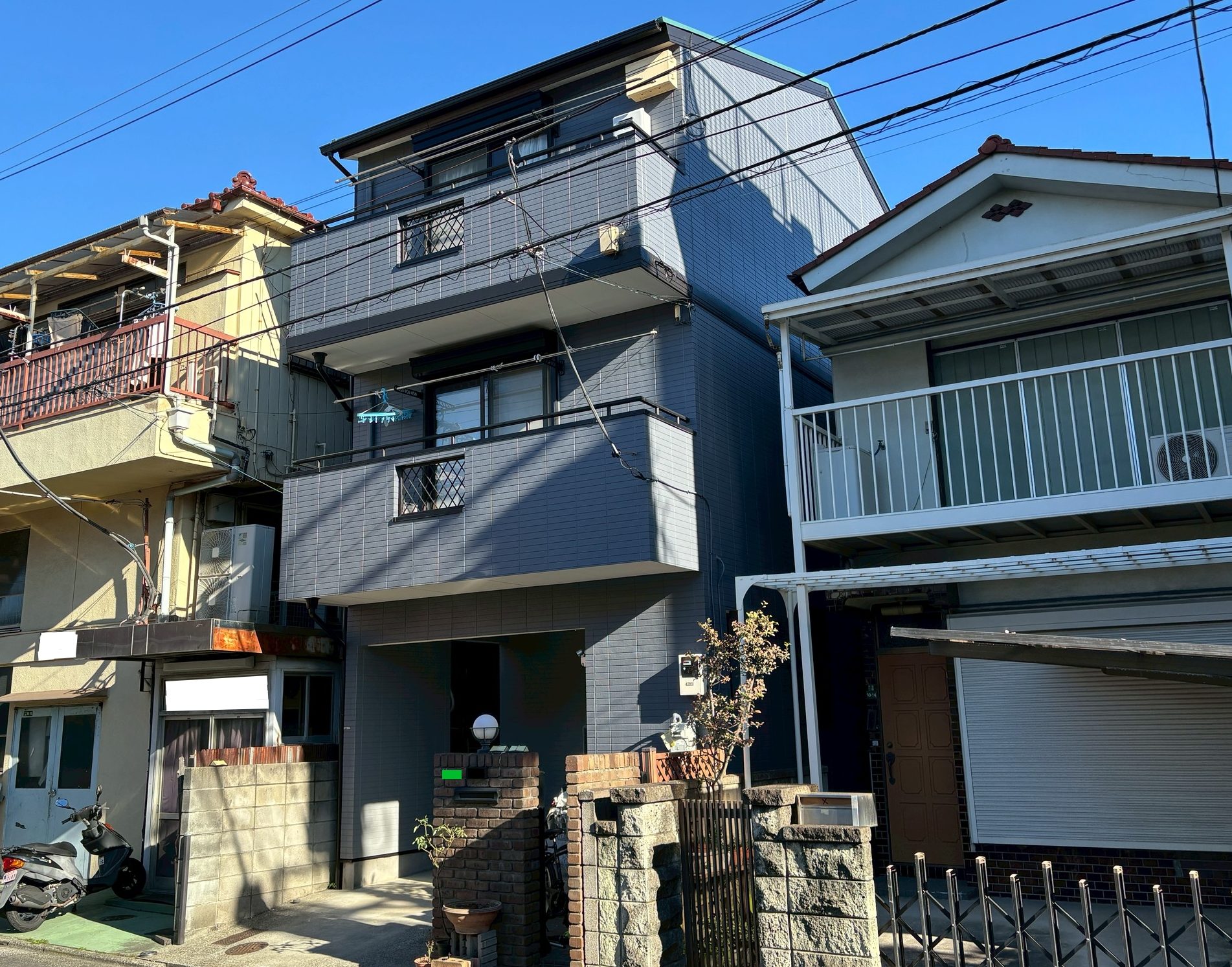 東京都足立区(外壁塗装/屋根塗装/ブルーグレー)After画像