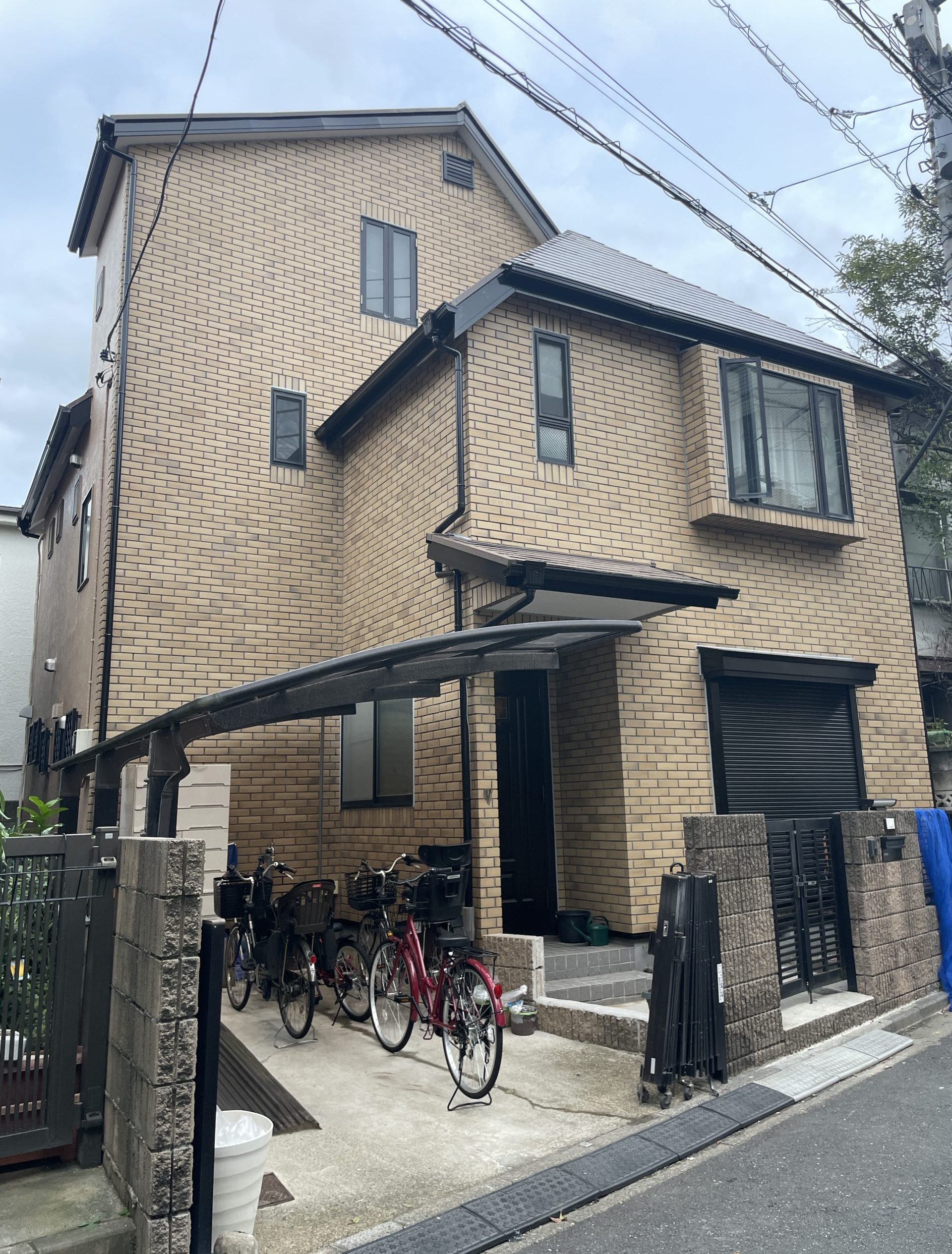 東京都荒川区(外壁塗装/屋根塗装/ベージュ)After画像