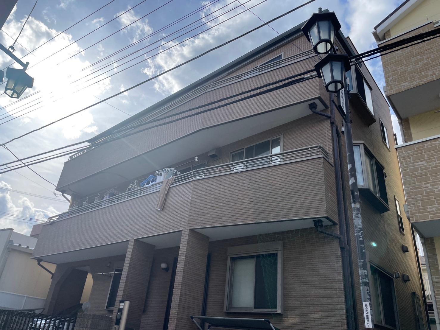 東京都足立区(外壁塗装/クリヤー)Before画像
