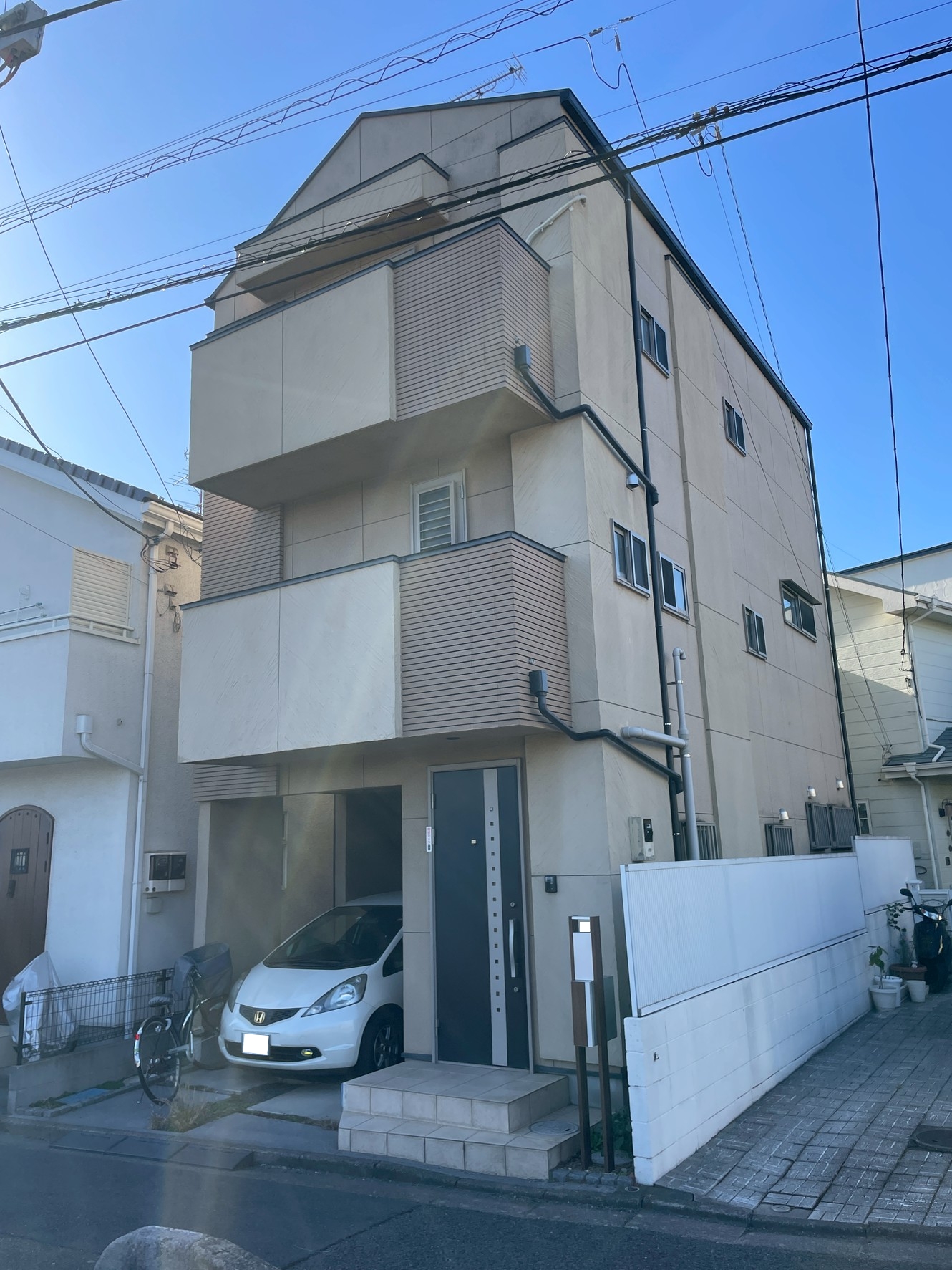 埼玉県さいたま市(外壁塗装/屋根塗装/アイボリー)Before画像