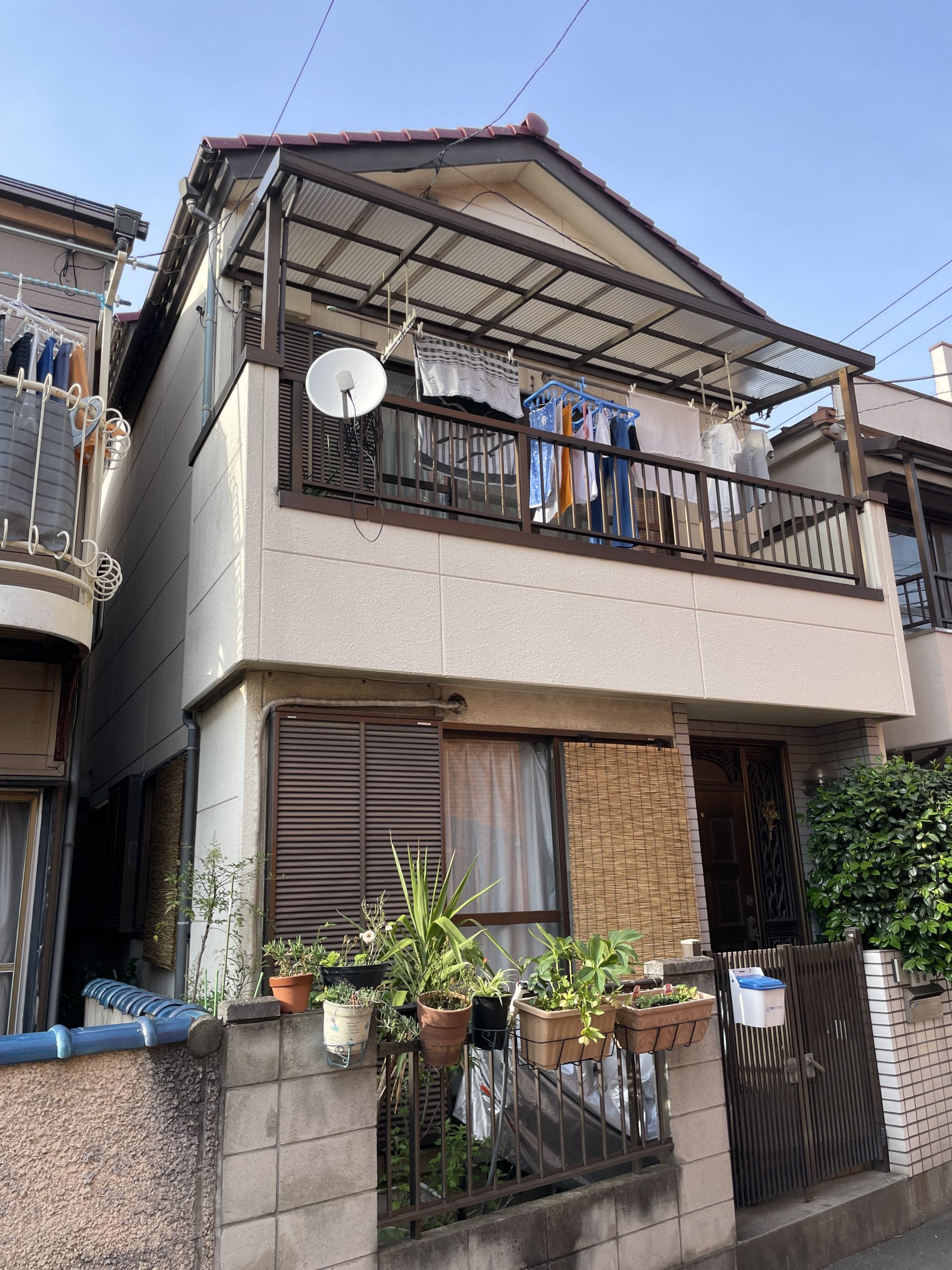 埼玉県川口市(外壁塗装/アイボリー)Before画像