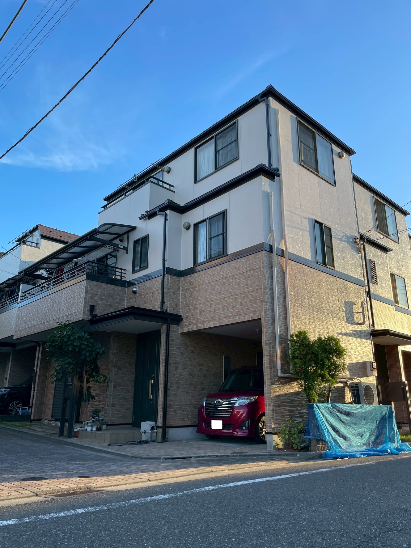 東京都足立区（外壁塗装/屋根塗装/クリヤー/アイボリー/ツートーン）After画像