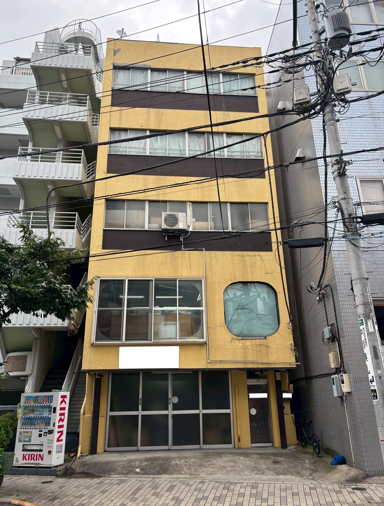 東京都荒川区（大規模修繕工事/グレー/ダークグレー/ツートーン）Before画像