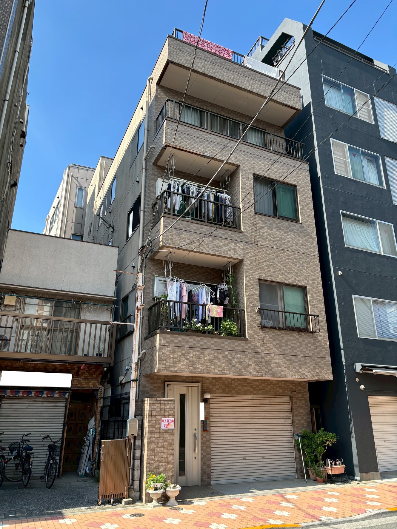 東京都台東区（大規模修繕工事/水切り金物新設工事）Before画像