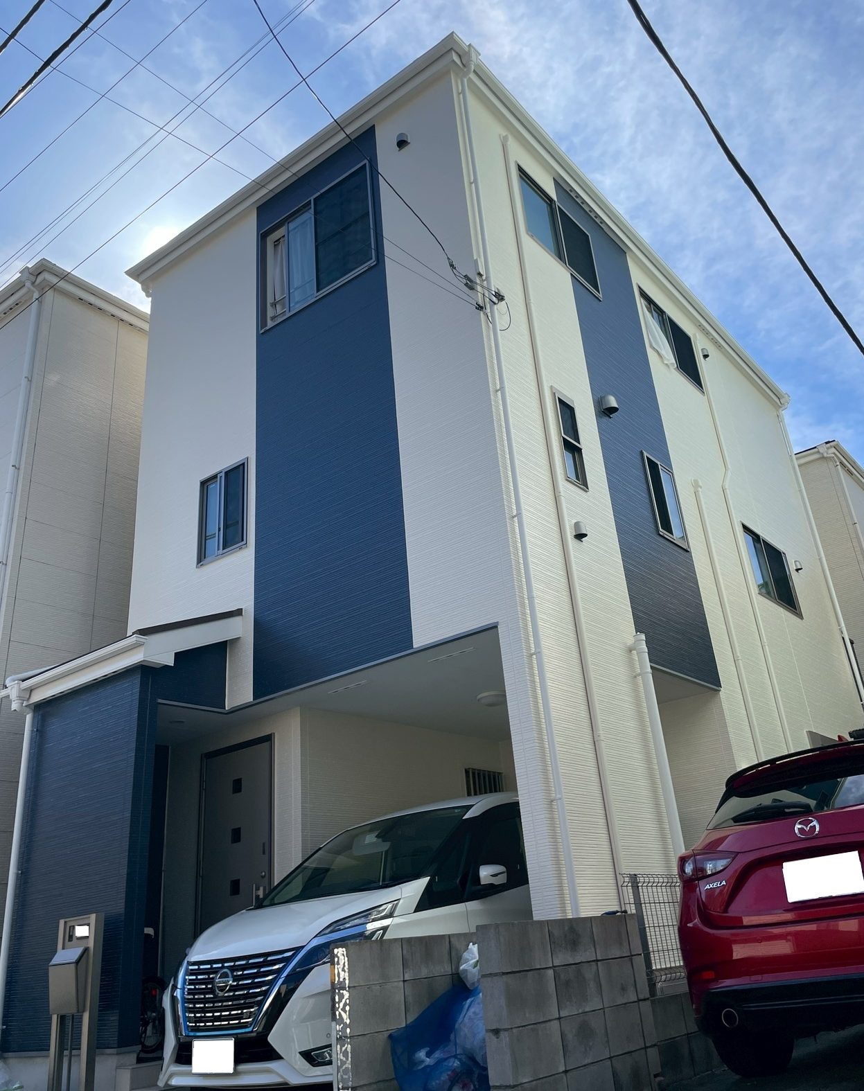 東京都足立区（外壁塗装/屋根塗装/ホワイト/ネイビー）After画像