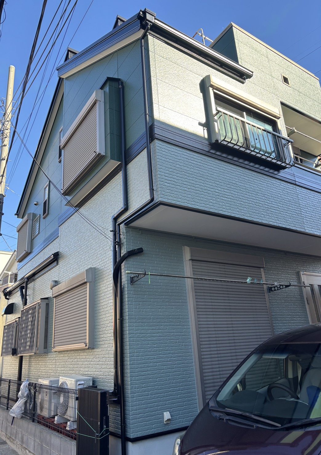 東京都足立区（外壁塗装/屋根塗装/グリーン/グリーングレー）After画像